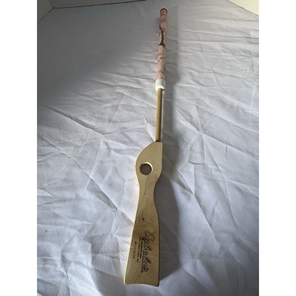 Cabela's Bass Pro Shops Wooden Camo Pop Gun Toy for Kids Pink Camo